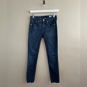 Rag & Bone Ankle Skinny Jogging Jeans Dark Wash‎ Soft Size 25